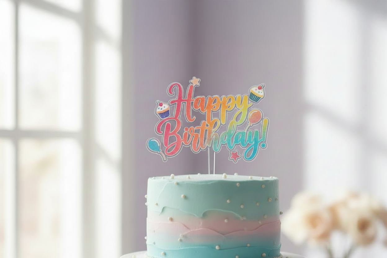 Printed Acrylic Toppers